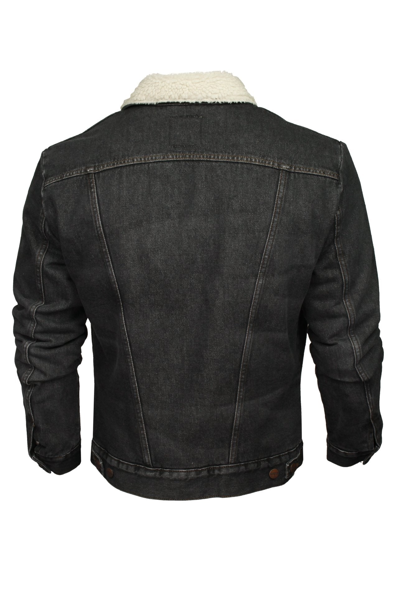 Mens Wrangler Denim 'Sherpa' Jacket