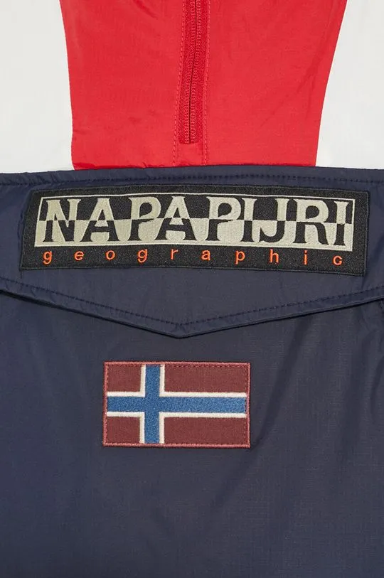 Napapijri jacket Rainforest Wb Pkt V2 men's navy blue color NP0A4HX6MF51