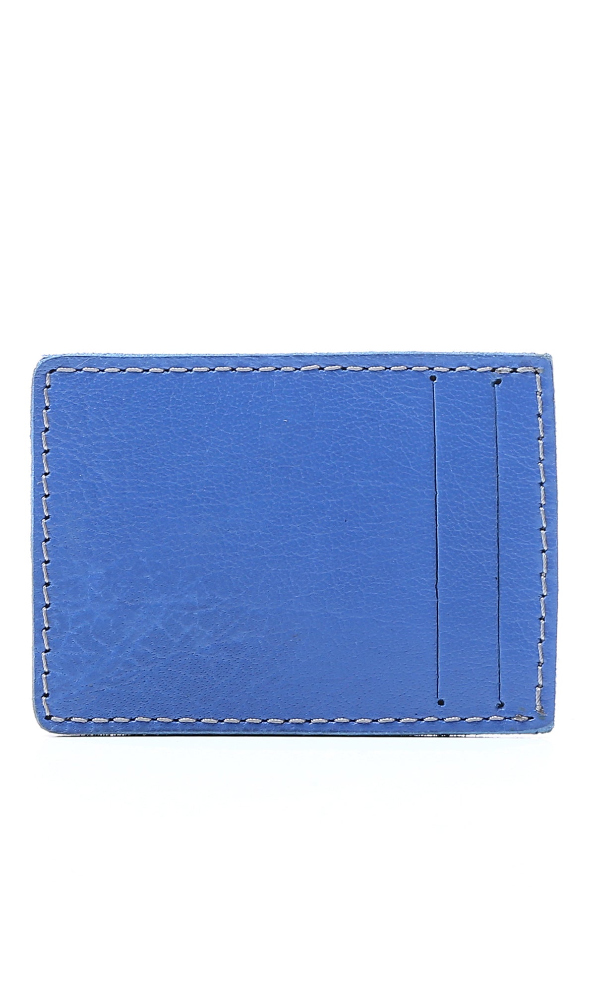 O174862 Dark Blue Textured Leather Cards Holder