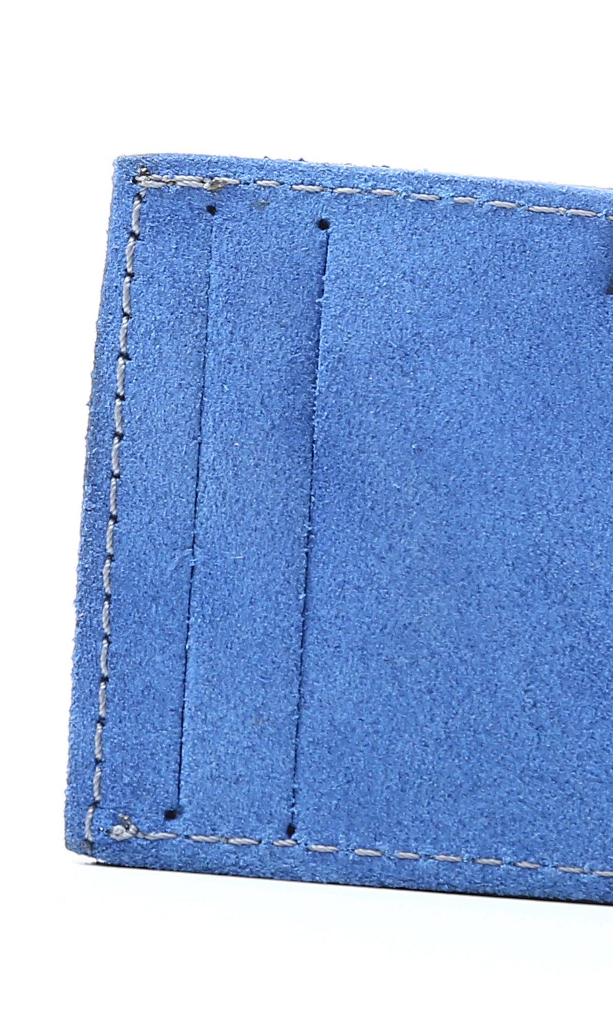 O174868 Hard Suede Dark Blue Cards Holder