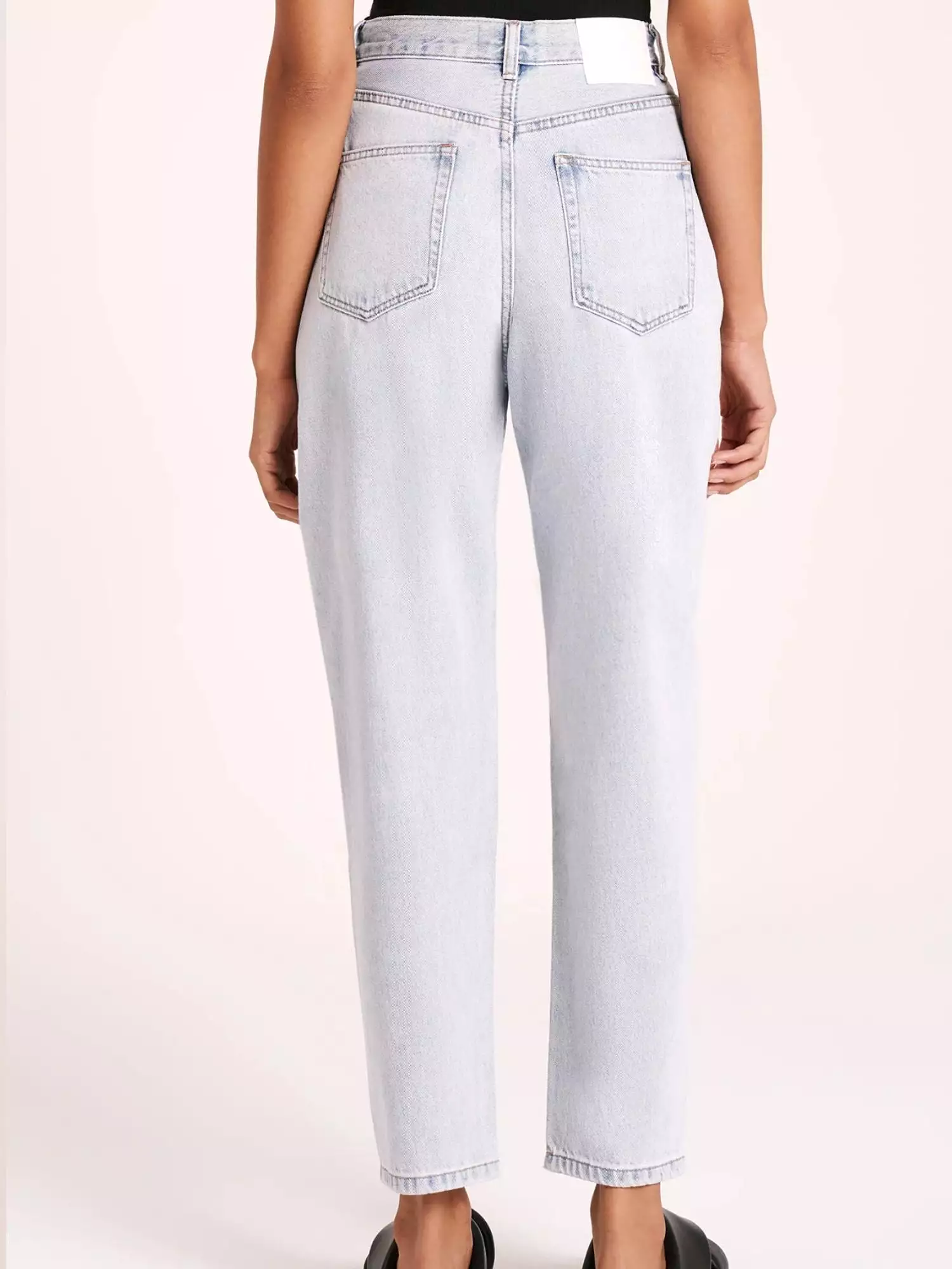 Organic Straight Leg Jean | Clear Blue