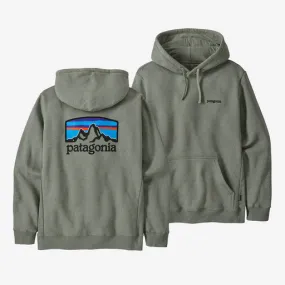 Patagonia Fitz Roy Horizons Uprisal Hooded Sweatshirt-Sleet Green