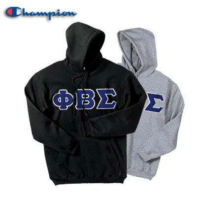 Phi Beta Sigma Champion Powerblend Hoodie, 2-Pack Bundle Deal - Champion S700 - TWILL