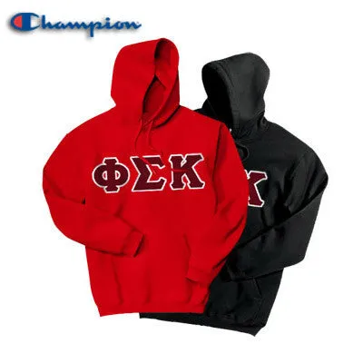 Phi Sigma Kappa Champion Powerblend Hoodie, 2-Pack Bundle Deal - Champion S700 - TWILL