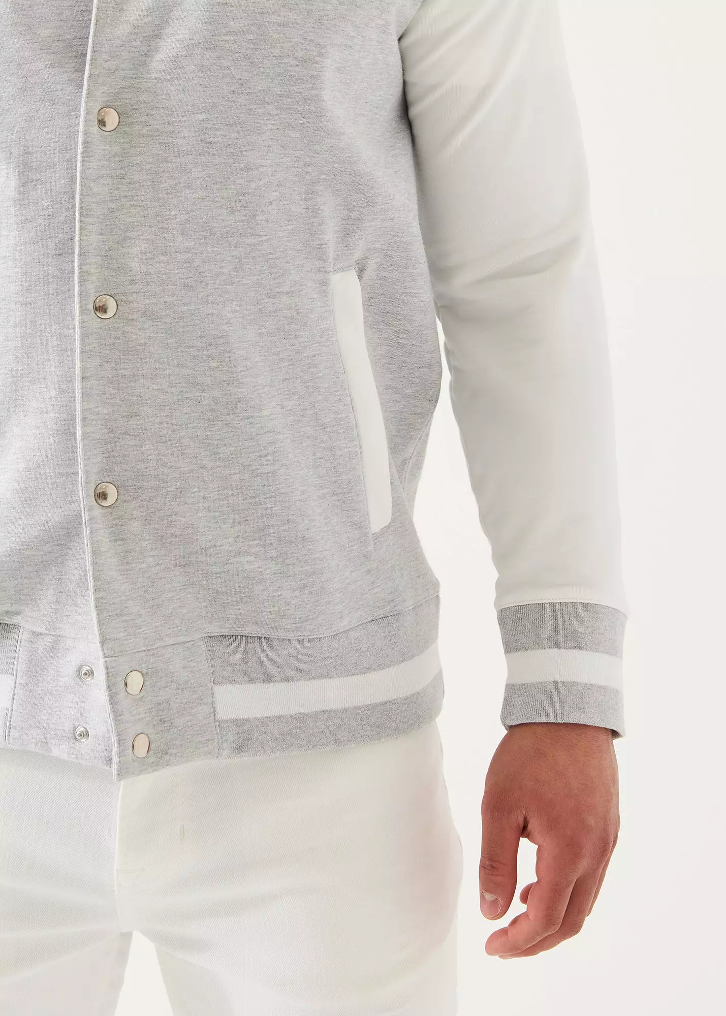 PIMA COTTON FRENCH TERRY BOMBER JACKET