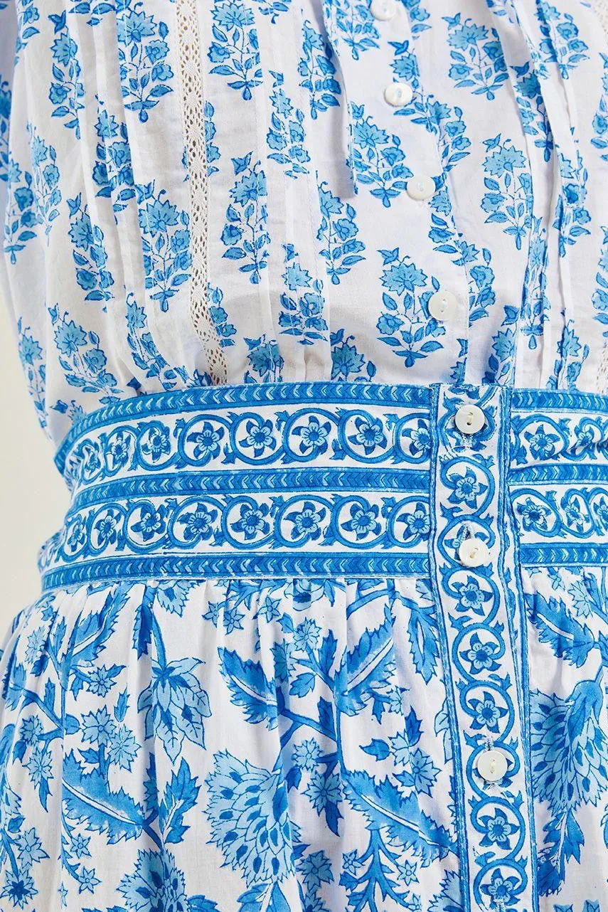 Pink City Prints - Helena Blouse - Ocean Buta