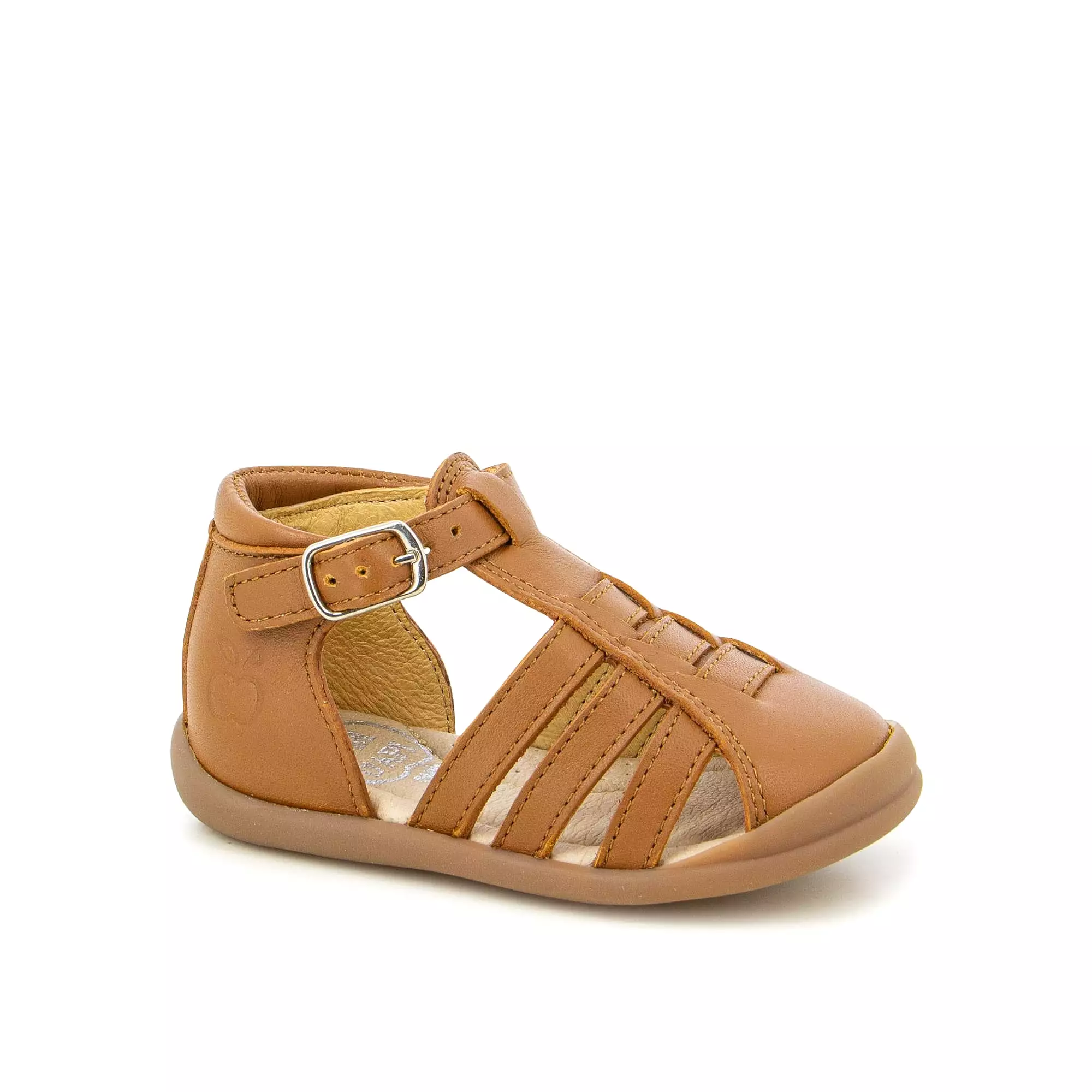 POM D'API FLEX UP ACHILLE Camel Sandales Nu-Pieds