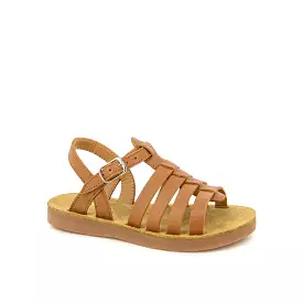 POM D'API PLAGE AIR STRAP Camel Sandales Nu Pieds