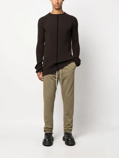 RICK OWENS  |Crew Neck Cashmere Street Style Long Sleeves Plain Logo