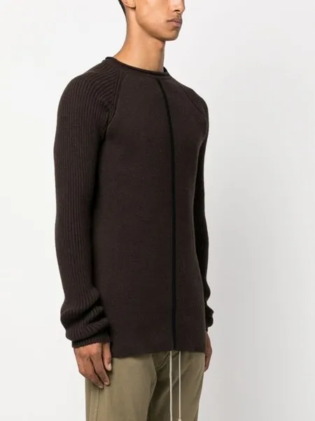 RICK OWENS  |Crew Neck Cashmere Street Style Long Sleeves Plain Logo