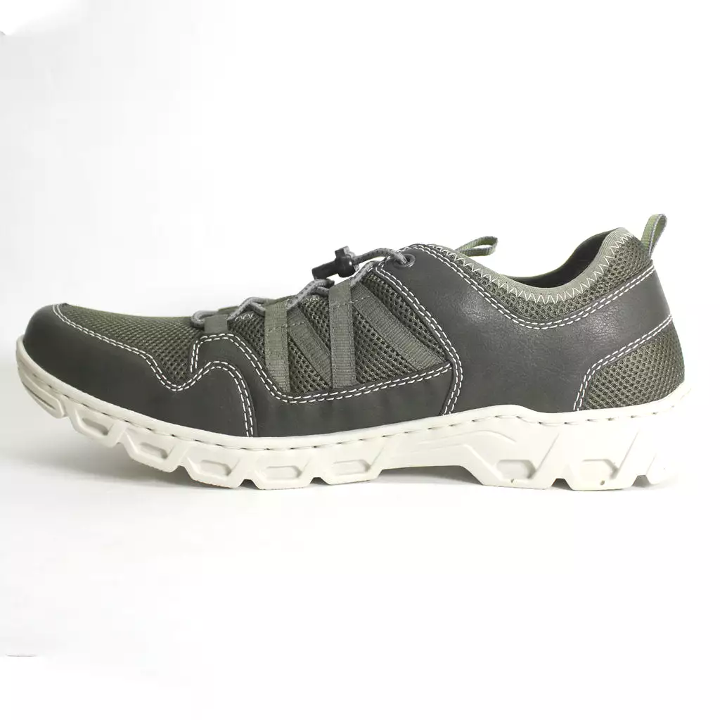 Rieker Burkhard 14555-54 Synthetic Mens Trainers -Green