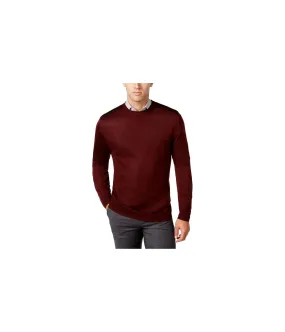 Ryan Seacrest Mens Contrast-Shoulder Pullover Sweater