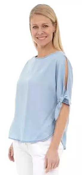 Short Sleeve Cold Shoulder Top Style CH-STC