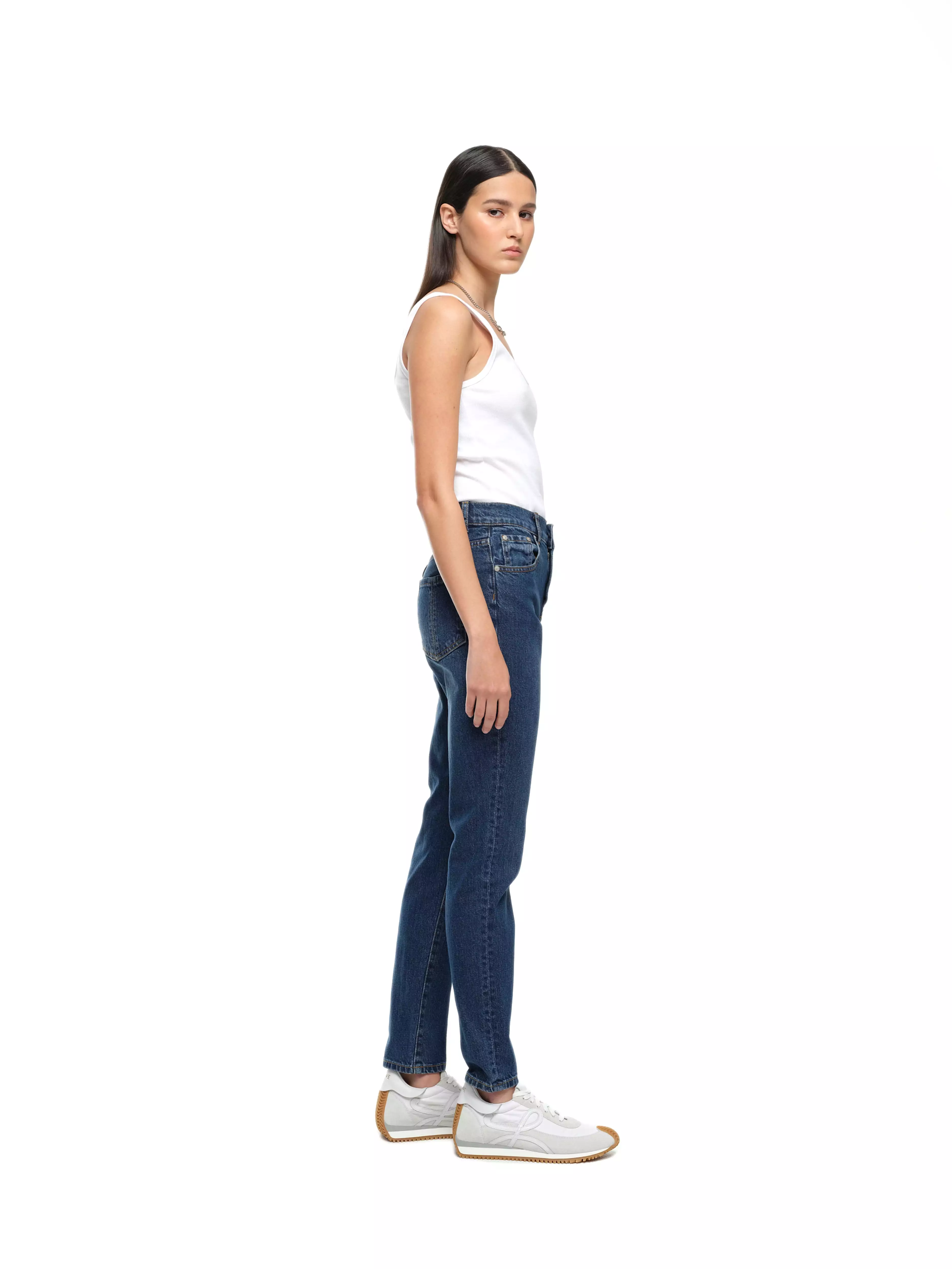 STRAIGHT LEG JEAN - DARK INDIGO