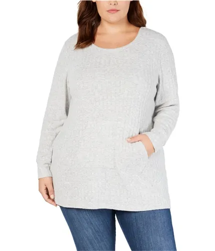 Style & Co. Womens Ribbed Knit Sweater, TW2