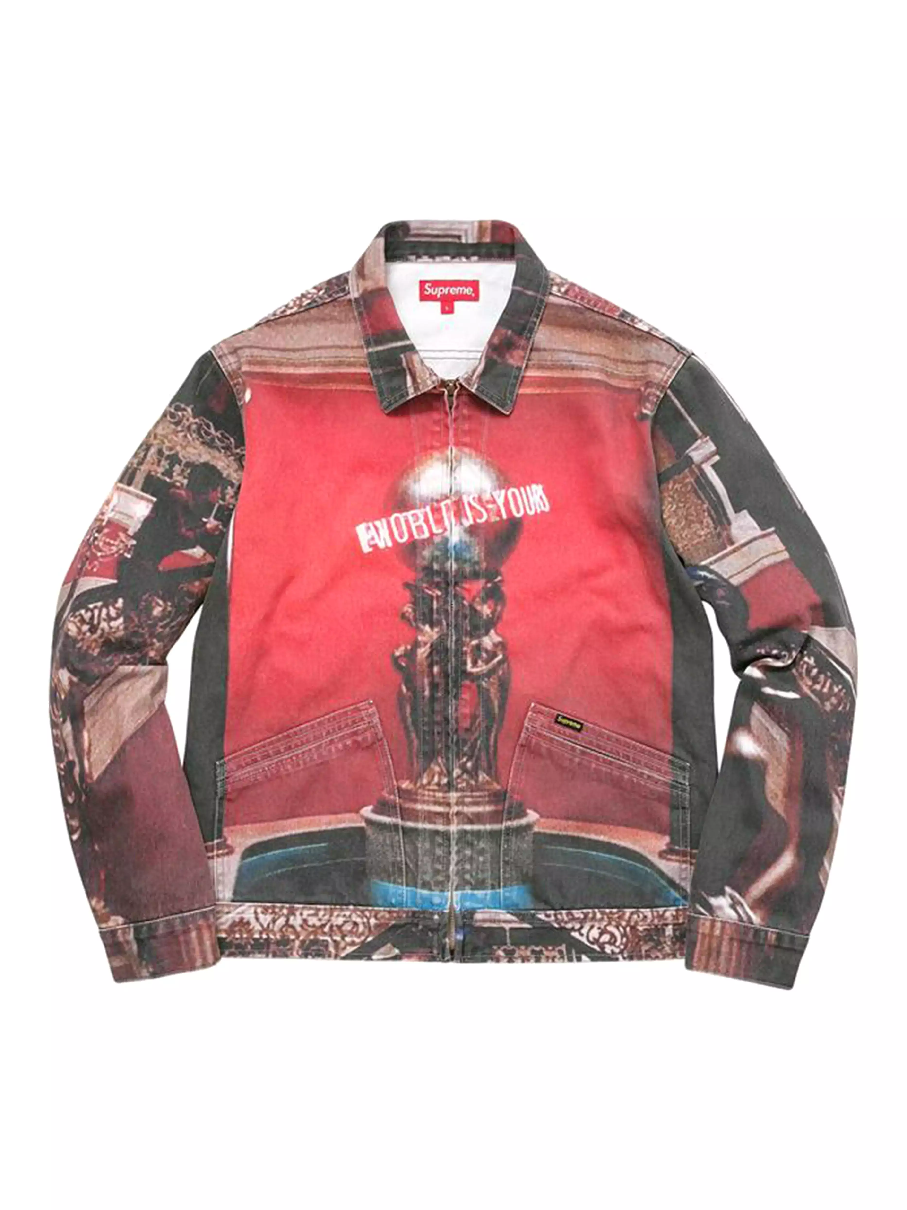 Supreme Scarface the World Is Yours Denim Jacket Multi