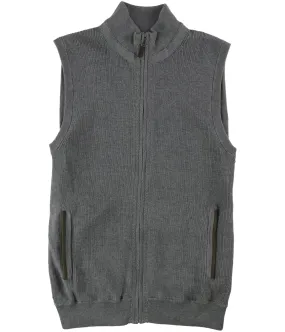 Tasso Elba Mens Faux Suede Sweater Vest