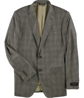 The Men's Store Mens Window Two Button Blazer Jacket