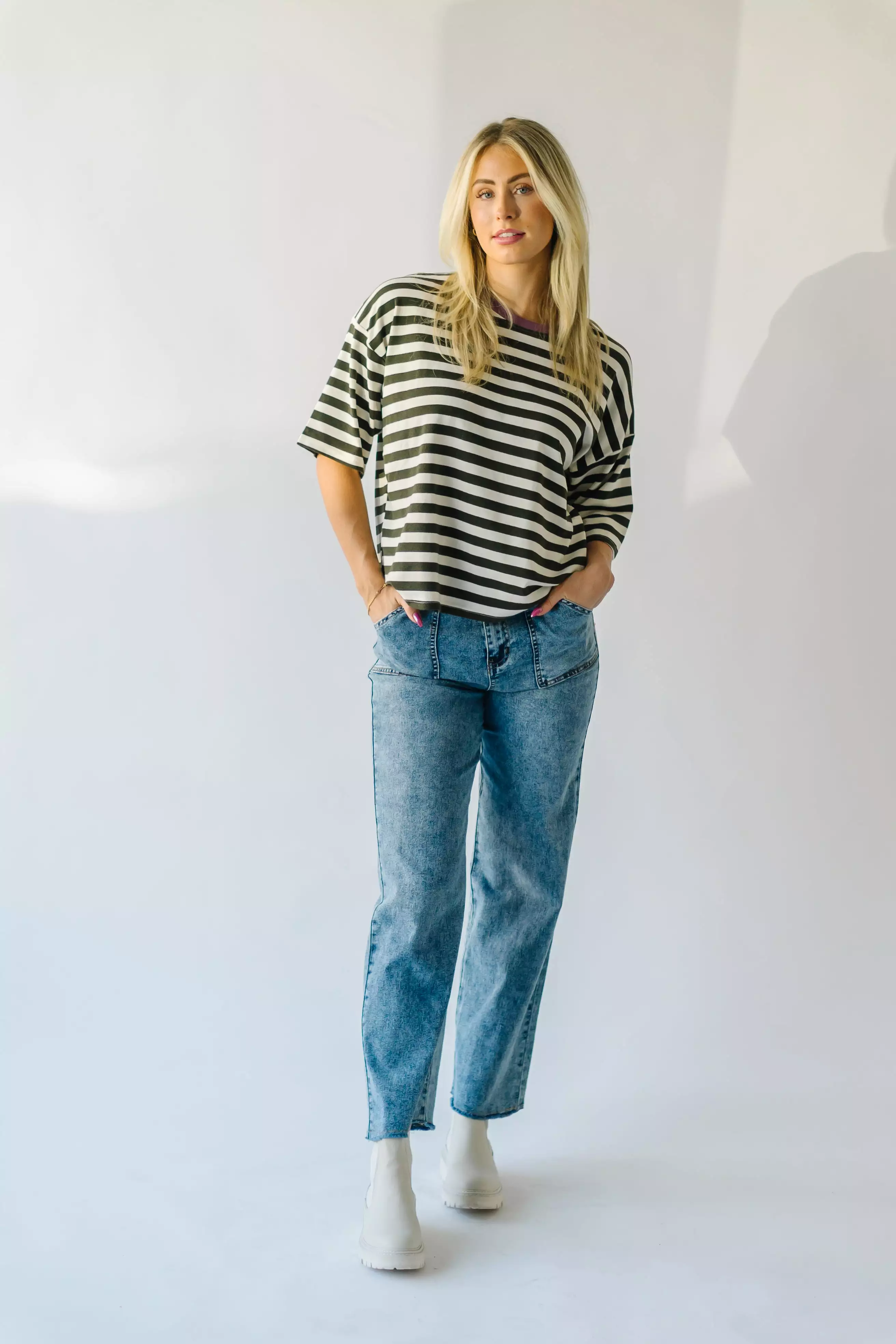 The Moberg Wide Leg Jean in Medium Wash