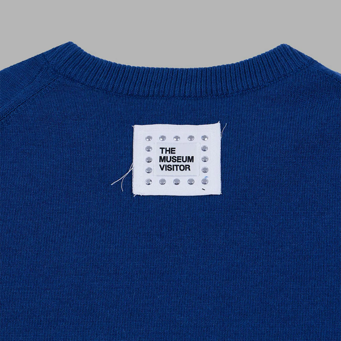 THE MUSEUM VISITOR  |[THE MUSEUM VISITOR]★US HEART PATCH STITCHED KNIT