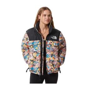 The North Face Womens Printed 1996 Retro Nuptse Jacket NF0A5IXK-99E Lavender Fog Mountain Splatter Print