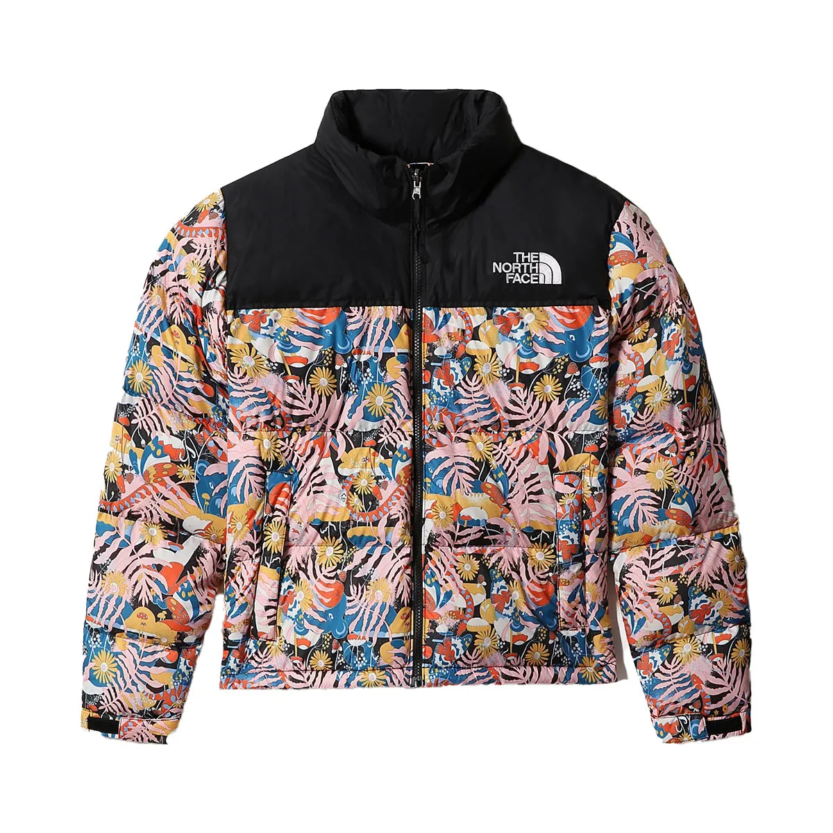 The North Face Womens Printed 1996 Retro Nuptse Jacket NF0A5IXK-99E Lavender Fog Mountain Splatter Print