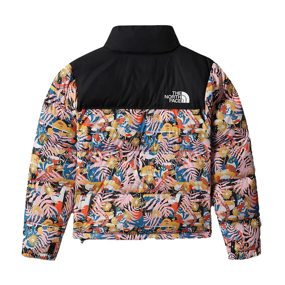 The North Face Womens Printed 1996 Retro Nuptse Jacket NF0A5IXK-99E Lavender Fog Mountain Splatter Print