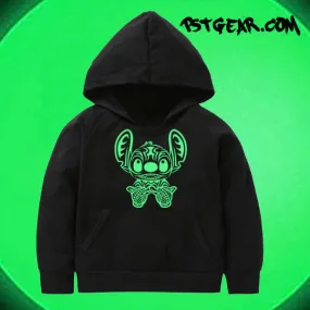 Tribal Tattoos Shaka Kids Hoodies Glow in the Dark