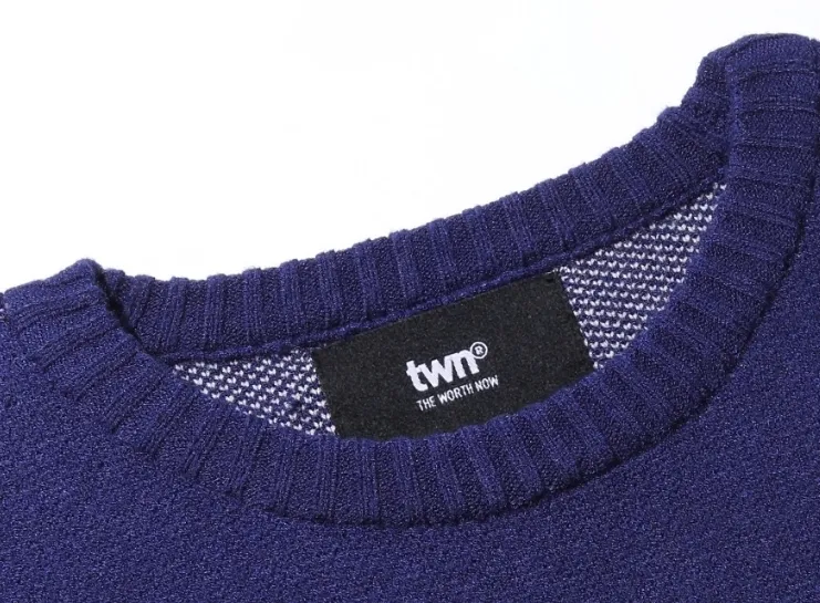 TWN  |Unisex Street Style Long Sleeves Plain Oversized Sweaters