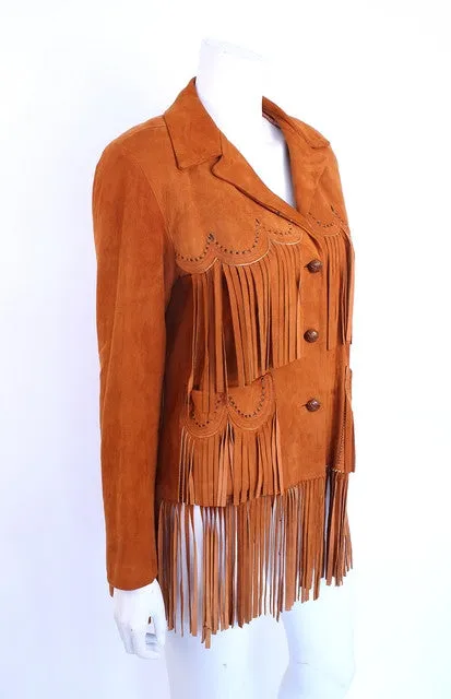 Vintage 50's Fringe Leather Jacket