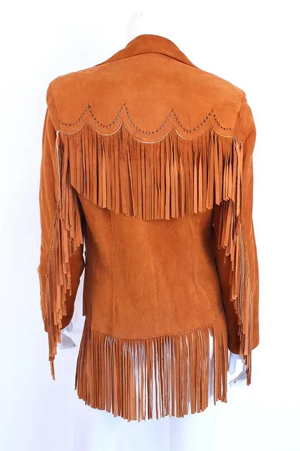 Vintage 50's Fringe Leather Jacket