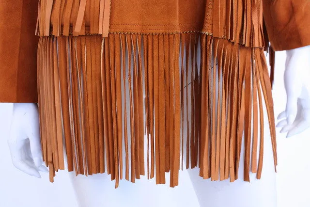 Vintage 50's Fringe Leather Jacket