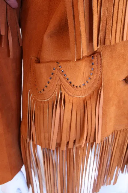 Vintage 50's Fringe Leather Jacket