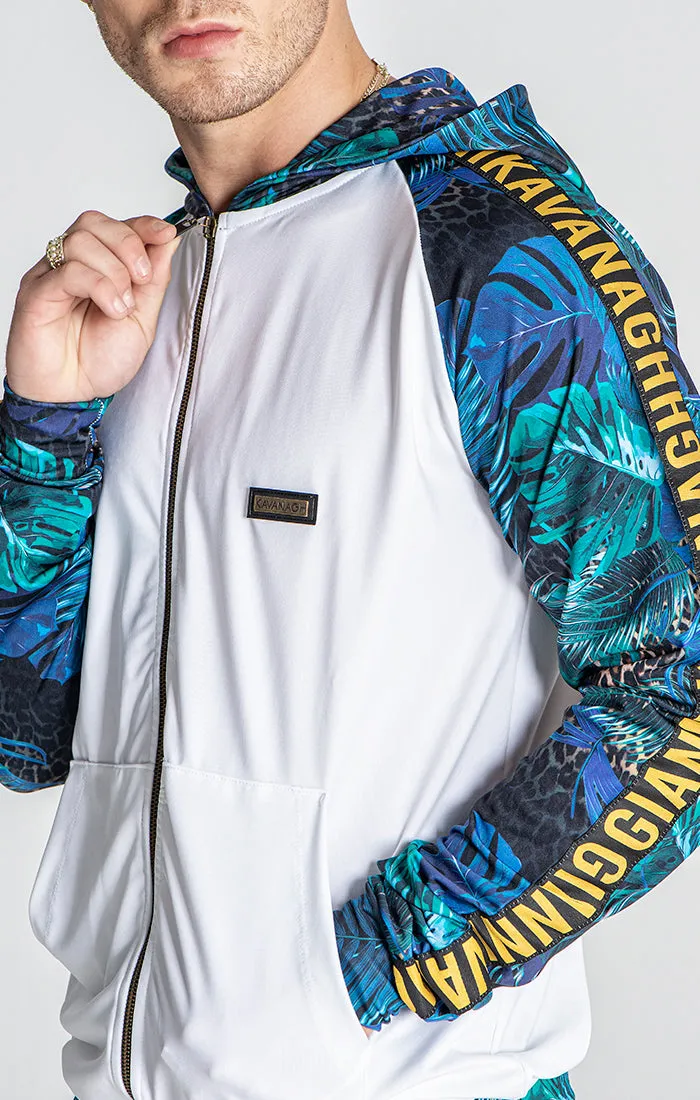 White Hybrid Hoodie Jacket