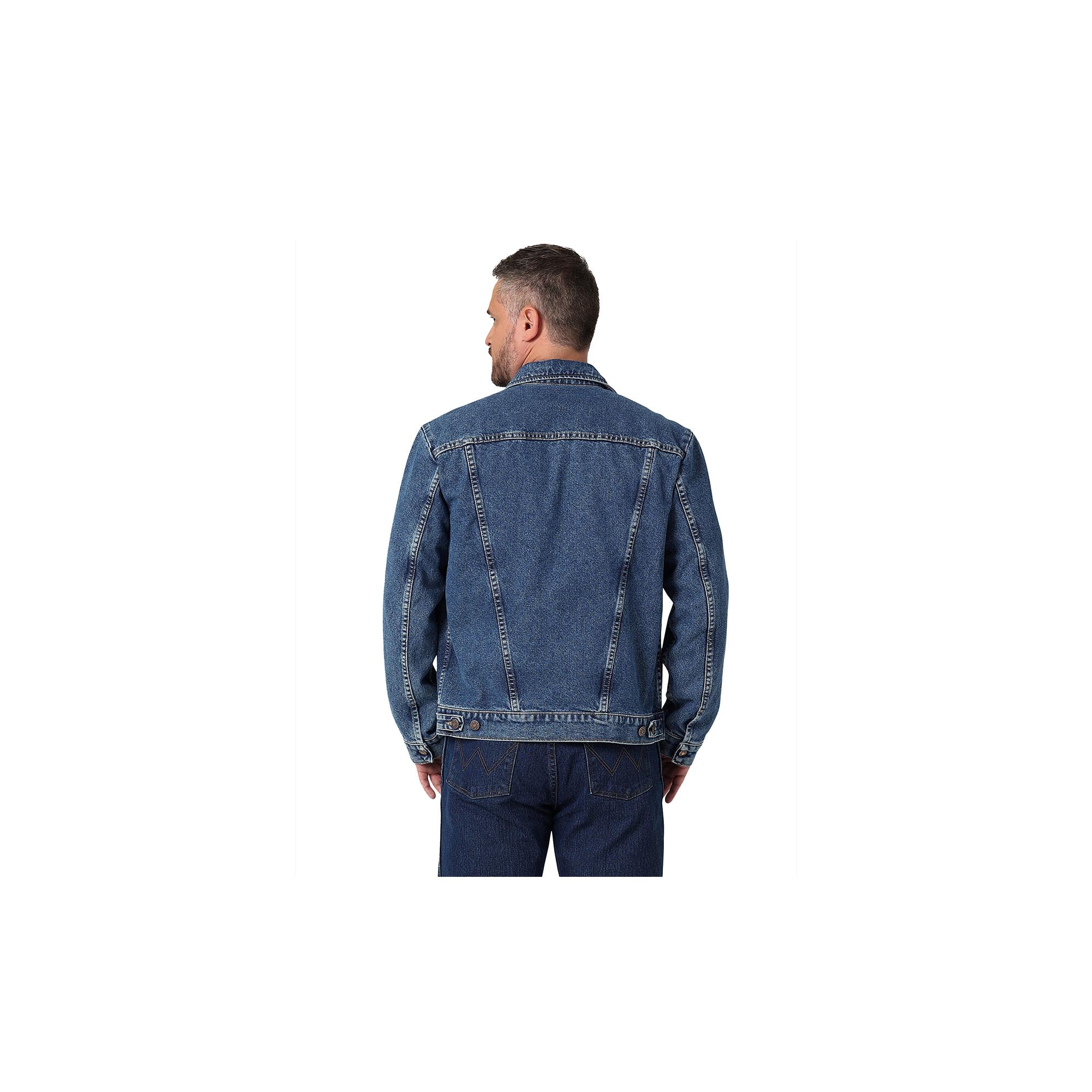 Wrangler Denim Jacket Unlined Stonewash