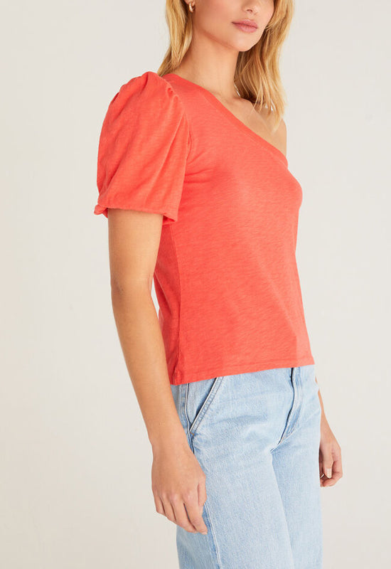 Z Supply - Penelope One Shoulder Top Firecracker